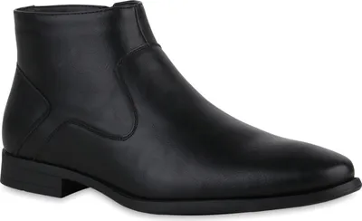 Produktbild von VAN HILL Warm Gefütterte Herren Winterboots Boots Klassisch 78608, Farbe: Schwarz, Größe: 42