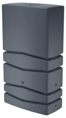 Produktbild von Regentonne eckig NEPTUN 350 Liter anthrazit inkl. Hahn