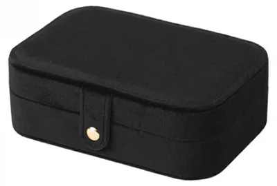 Immagine prodotto di Piccola scatola portagioie nera, modello SCS26002B