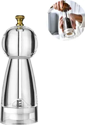 Produktbild von Manuelle Pfeffermühle Salz Gewürzmühle Gewürz Menage Einstellbare Kraut Pfeffer Gewürz Schleifen Home Küche Werkzeug, 6 Zoll Alec