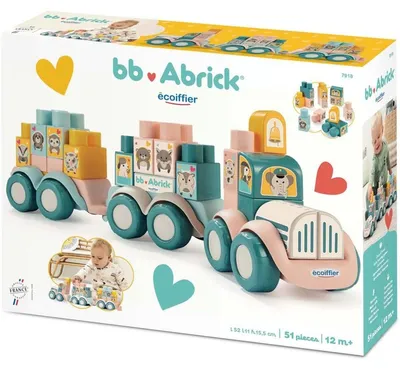 Obrázok produktu pre ECOIFFIER 7918, Stavebnica, 1 rok / roky, Plast, 33 kusov, 5,5 kg