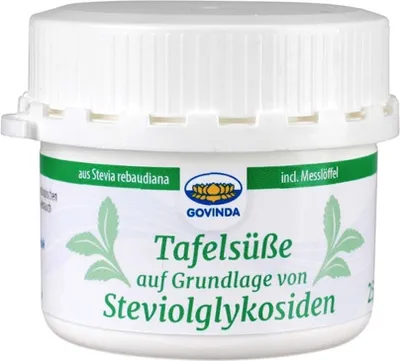 Produktbild von Govinda Tafelsüße Stevia 25g