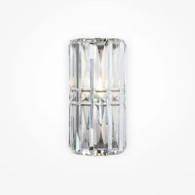 Zdjęcie produktu dla Lampa ścienna, metal, szkło, kolor chrom, gniazdo E14