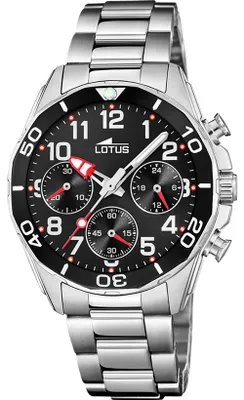 Produktbild von Lotus Herrenuhr 18858/2 Schwarz versilbert