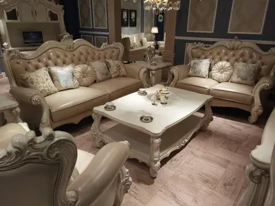 Produktbild von Couchtisch Tisch Beistelltisch Wohnzimmertisch Holz Tische Beistell Sofa Barock