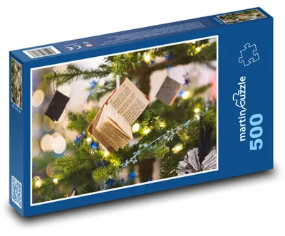 Obrázek produktu pro Puzzle 500 Vánoční ozdoby na stromku - martinpuzzle