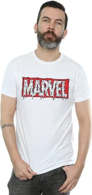 Produktbild von Marvel - T-Shirt für Herren BI43484 (XL) (Weiß)