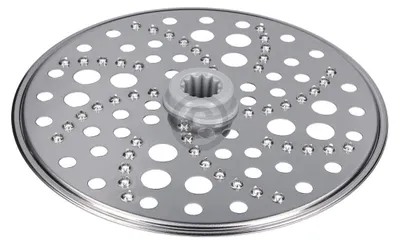 Raspscheibe grob für Durchlaufschnitzler, 162 x 162 x 20 mm, 118 g
