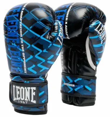 Obrázek produktu pro Leone1947, boxerské rukavice pro MMA, modré, 14 oz.Leone1947, boxerské rukavice pro bojová umění, modré, 14 oz