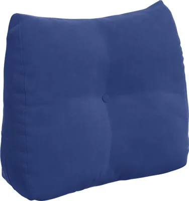 Produktbild von vidaXL Rückenkissen Polizeiblau 60 x 24 x 50 cm Samt