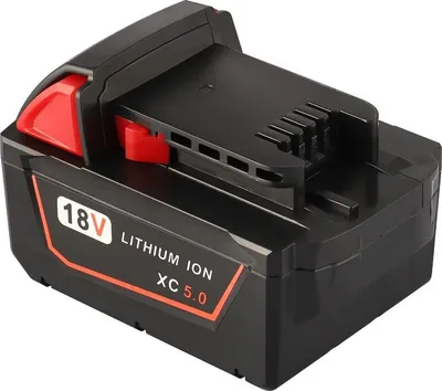 Obrázek produktu pro 18V 5000mAh Li-Ion náhradní baterie pro elektrické nářadí Milwaukee pro M18 XC 48-11-1815 M18B2 M18B4 M18BX M18BX