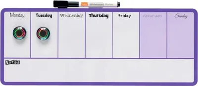 Image de nobo agenda semainier (l)360 x (h)140 mm violet