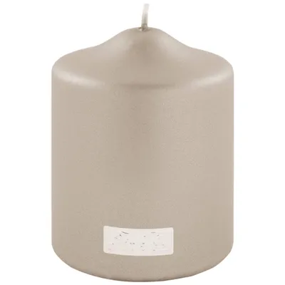 Produktbild von Fink CANDLE Stumpenkerze metallic stein