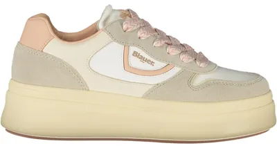 Produktbild von Damen-Sportschuh in Weiß mit Kontrastdetails und herausnehmbarem Fußbett