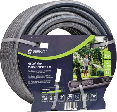 Produktbild von GEKA® plus Wasserschlauch 110 1/2 Zoll 25 Meter PVC 5-lagig