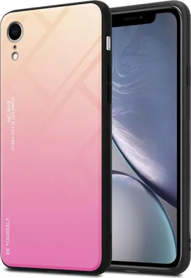 Produktbild von Cadorabo Hülle für Apple iPhone XR Schutz Hülle in Schwarz Handyhülle TPU Etui Cover Case Tempered Glas