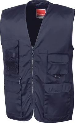 Obrázok produktu pre WORK-GUARD by Result - "Adventure Safari" vesta pre mužov/dámy uni RW10075 (XXL) (Midnight blue)
