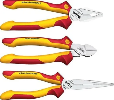 Produktbild von Elektrische Schere für Profis - Universal-Schnittzange - Rundschnittschneidezange - Diagonal-Schneidezange - 3-teiliges Set (26852)