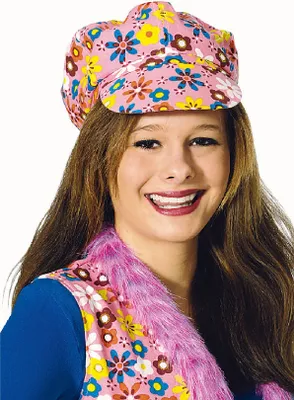 Produktbild von K10250204-A pink Kinder Damen Hippiekappe Hippymütze