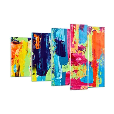 Produktbild von Bilder auf glas - Abstraktion Design Grafik - 150x100cm - Glasbilder - Wandbilder - Kunstdruck - zum Aufhängen bereit - Wanddekoration aus Glas - Glas Bilder - Wandbild auf Glas - GEG150x100-3131