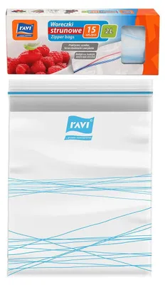Produktbild von Ziplock-Beutel für Lebensmittel 2l Beutel 15 Stück