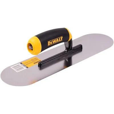 Produktbild von DeWALT Edelstahl-Poolkelle Bodenlegerkelle Griff 2K Zweiseitig Halbrund 356x102mm – 3-722