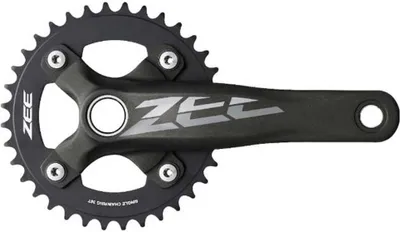 Zdjęcie produktu dla Mechanizm korbowy Shimano Zee M645 czarny 175 mm / 36t czarny 175 mm