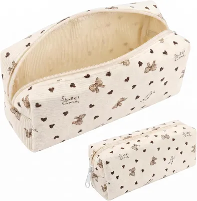Imagen del producto de Estuche para bolígrafos, fabricado en tela resistente, de 48 x 18 x 5 cm, ideal para la escuela