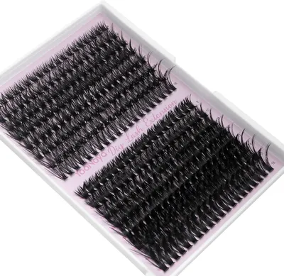 Produktbild von Wimperextensions Set, 320 Stück, 0,07 mm D Curl, 9-16 mm, Volumenwimpern für die Augen