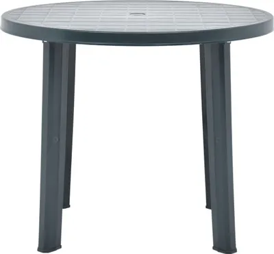 Immagine prodotto di vidaXL Tavolo da giardino verde 89 cm in plastica