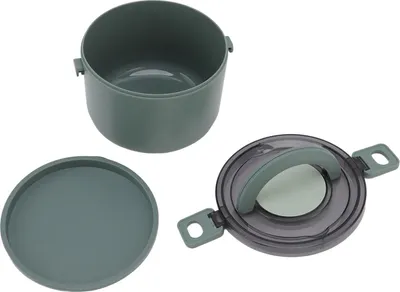 Obrázok produktu pre Obed Box 1000ml Odnímateľný dizajn oddelenia Dôkaz o úniku Prenosný box Bento pre domácu kanceláriu Piknik pre študentov Zelená