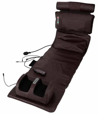 Produktbild von KIK KX2762 Massagematte mit Fußmassagefunktion, Heizfunktion, 12/100-240V, braun