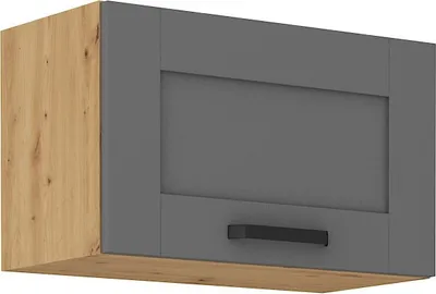 Immagine prodotto di Armadietto per cappa aspirante LAILI - larghezza 60 cm, grigio / rovere artisan