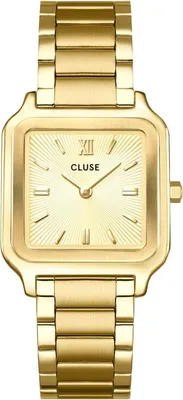Produktbild von Cluse Damenuhr Gracieuse 28mm Goldfarben Edelstahl Seiko Quarzwerk 50m wasserdicht