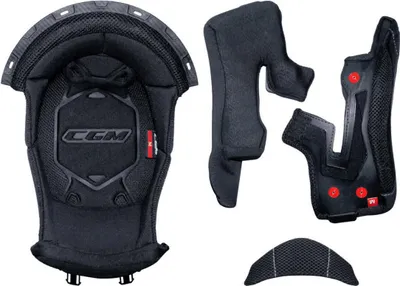 Productafbeelding van Volledig zwarte binnenhelm CGM 333 ONYX, maat L