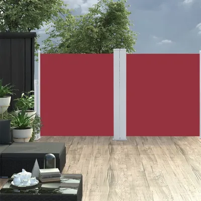 Image de The Living Store Store latéral extensible rouge 120 x 600 cm