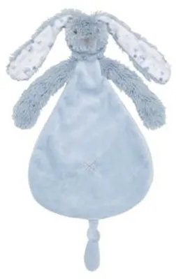 Productafbeelding van Happy Horse knuffeldoekje konijn Richie, blauw - Ideaal als babycadeau