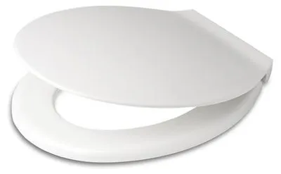 Produktbild von Hamberger PAGETTE WC-Sitz Exklusiv mit Edelstahl-Bef. Duroplast, moosgrün