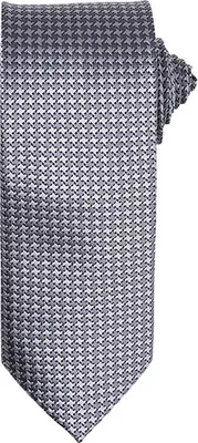 Produktbild von Premier Workwear PR787 | Puppy Tooth Tie / Breite 3' / 7,5 cm / Länge 57' / 144 cm - Farbe: Silver - Größe: One Size
