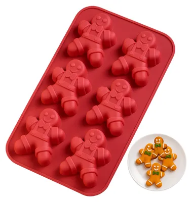 Produktbild von Elhandel Silikonform Lebkuchenmann Plätzchen Weihnachten