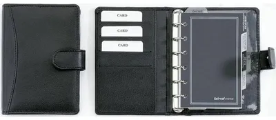 Produktbild von Systemplaner T7 A7 Nappaleder ohne Kalendarium schwarz