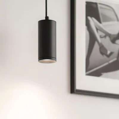 Produktbild von Pendelleuchte aus Metall Quarz Schwarz