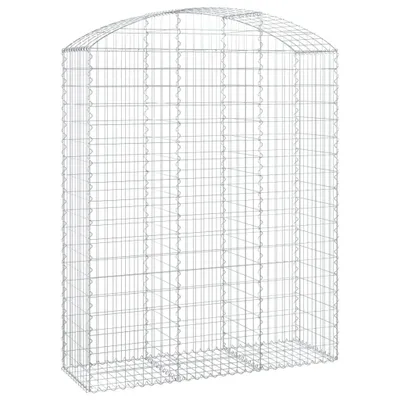 Produktbild von vidaXL Gabione mit Hochbogen 150x50x180/200 cm Verzinktes Eisen