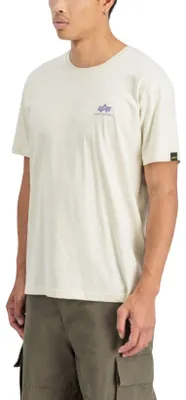 Produktbild von ALPHA INDUSTRIES – Basic-T-Shirt für Herren mit kleinem Logo – Größe L