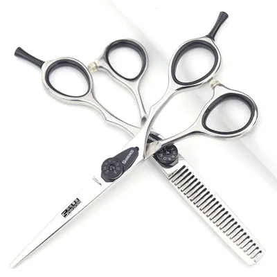 Produktbild von Friseurscheren Set 6 Zoll 2 Stück 440C Stahl