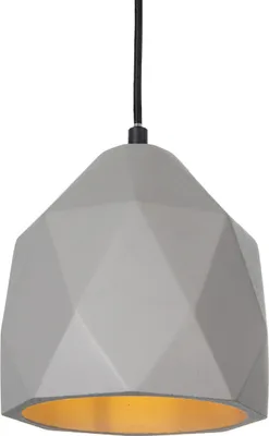 Produktbild von Hängelampe, E27, Lampe Für Wohnzimmer Esszimmer Küche, Höhenverstellbar Farbe Beton-Grau