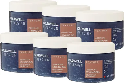 Produktbild von Goldwell Texture Lagoom Jam 6 x 150 ml Haargel ultra starker Halt und Glanz Set