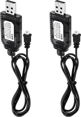 Immagine prodotto di Cavo di ricarica USB YUNIQUE GREEN-CLEAN-POWER 3,7 V JST 1,25 A per batteria LiPo 1S, set da 2 pezzi