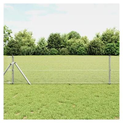 Produktbild von Schweißdrahtzaun 0,8x25 m aus verzinktem Stahl für Garten, Hühnerstall und Weidezaun