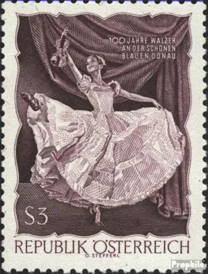 Produktbild von Briefmarken Österreich 1967 Mi 1233C (kompl.Ausg.) enge Zähnung K 12 gestempelt Sondermarken
